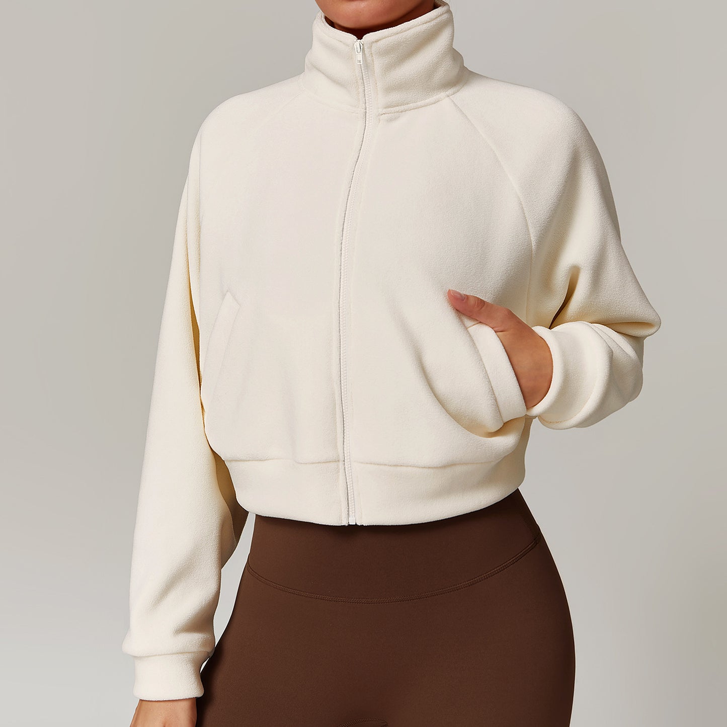 Women's Cozy-Core Fleece Yoga Jacket
