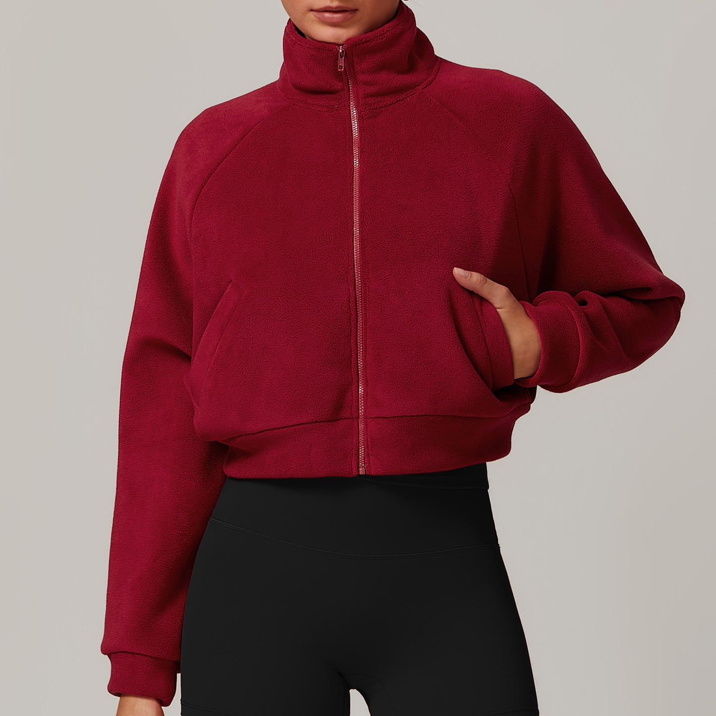 Women's Cozy-Core Fleece Yoga Jacket