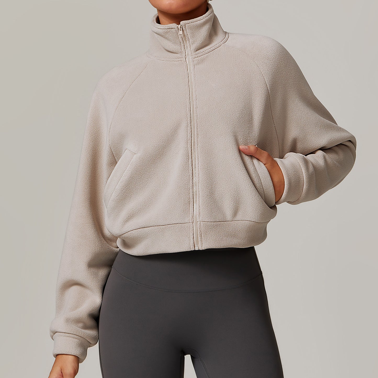 Women's Cozy-Core Fleece Yoga Jacket