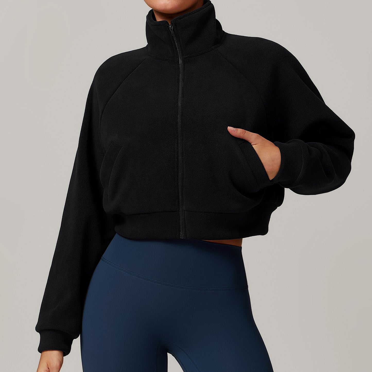 Women's Cozy-Core Fleece Yoga Jacket