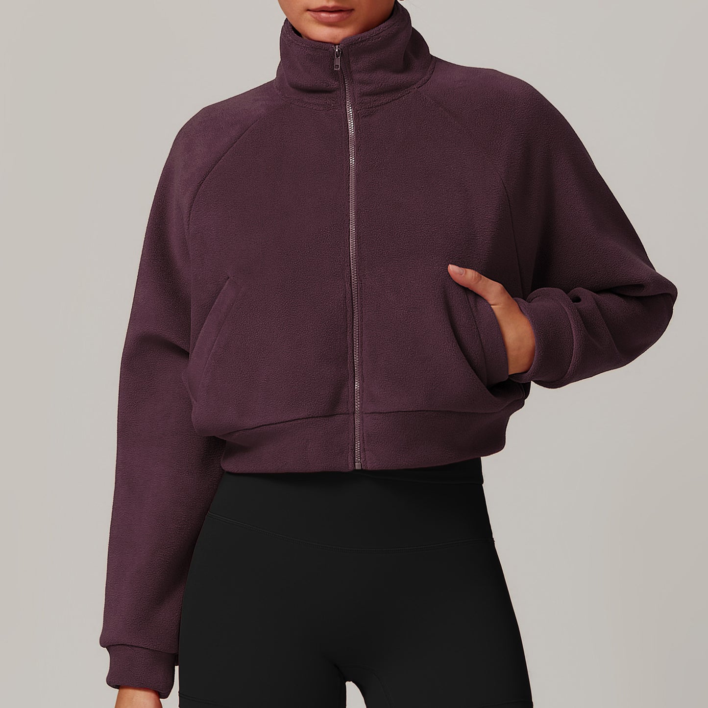 Women's Cozy-Core Fleece Yoga Jacket