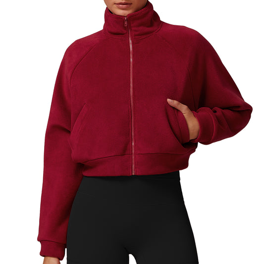 Women's Cozy-Core Fleece Yoga Jacket